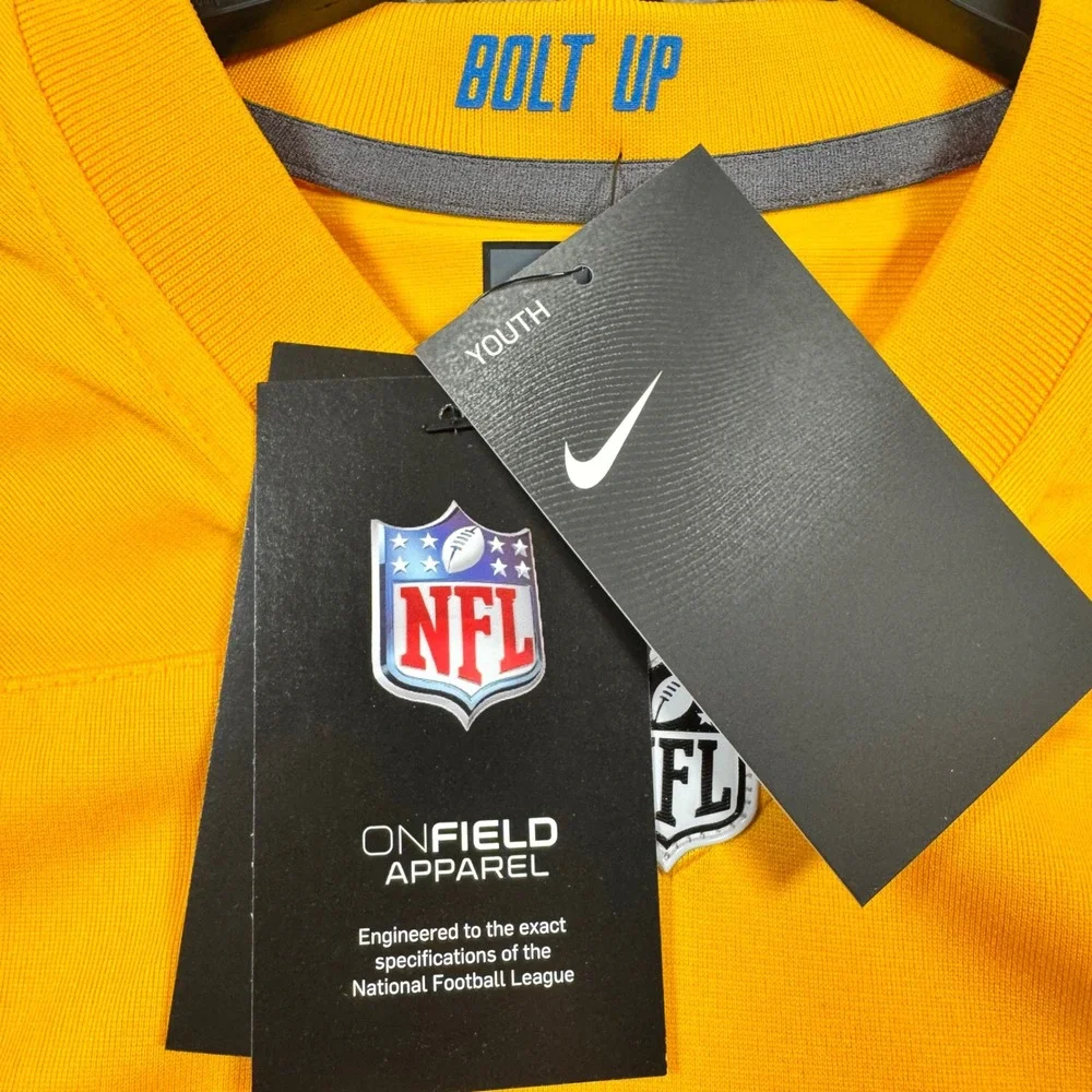 Nike Justin Herbert Inverted Team Game Jersey Kids Gold L NEW